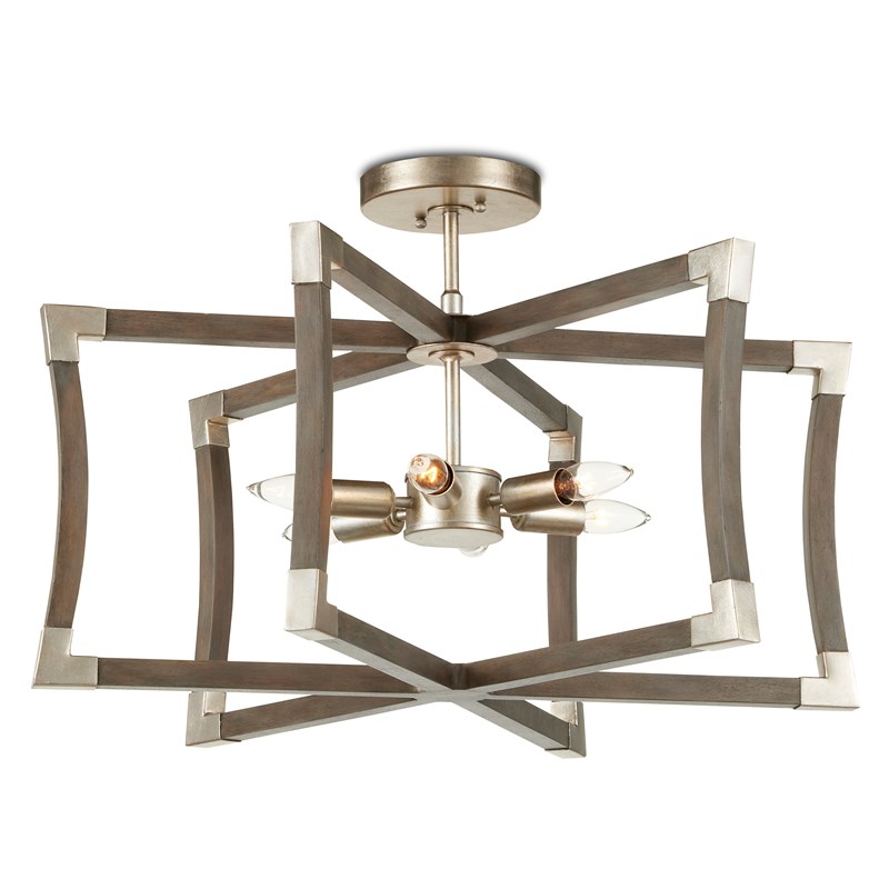 Currey, Bastian Small Semi-Flush Mount