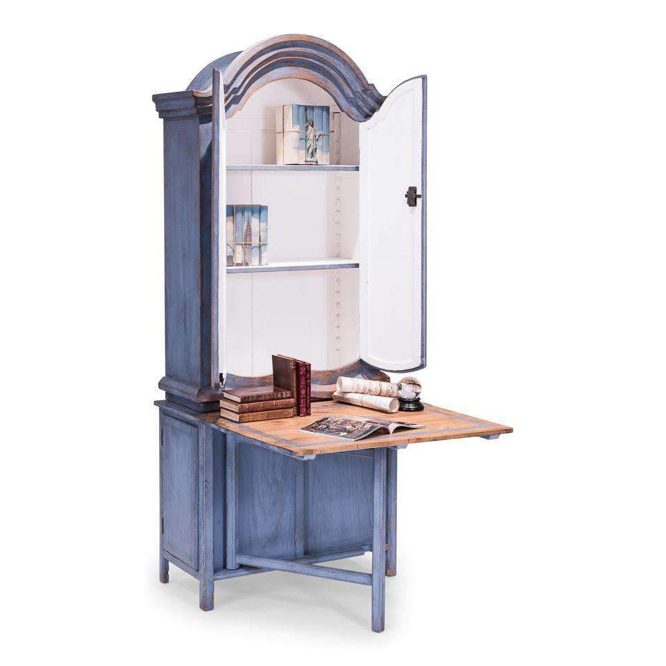 SARREID, Blue Dress Writing Cabinet