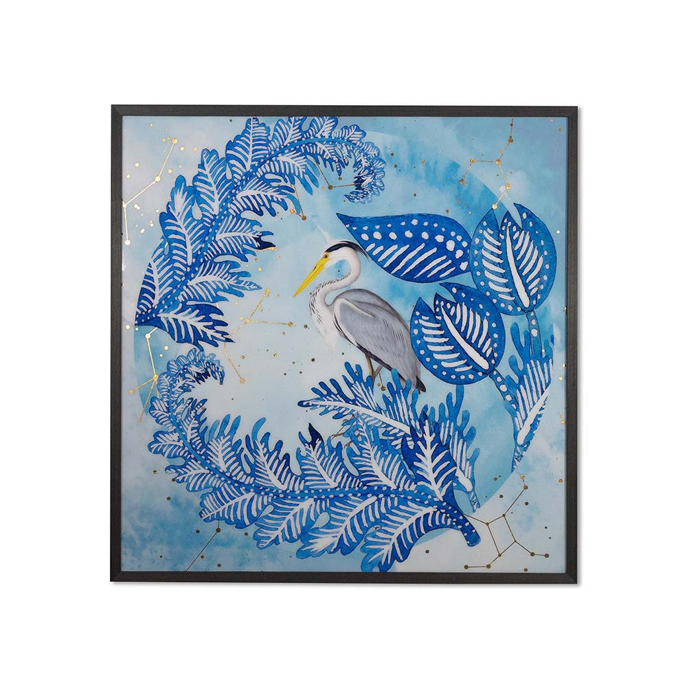 Sunpan, Blue Heron - 48" x 48" - Charcoal Frame