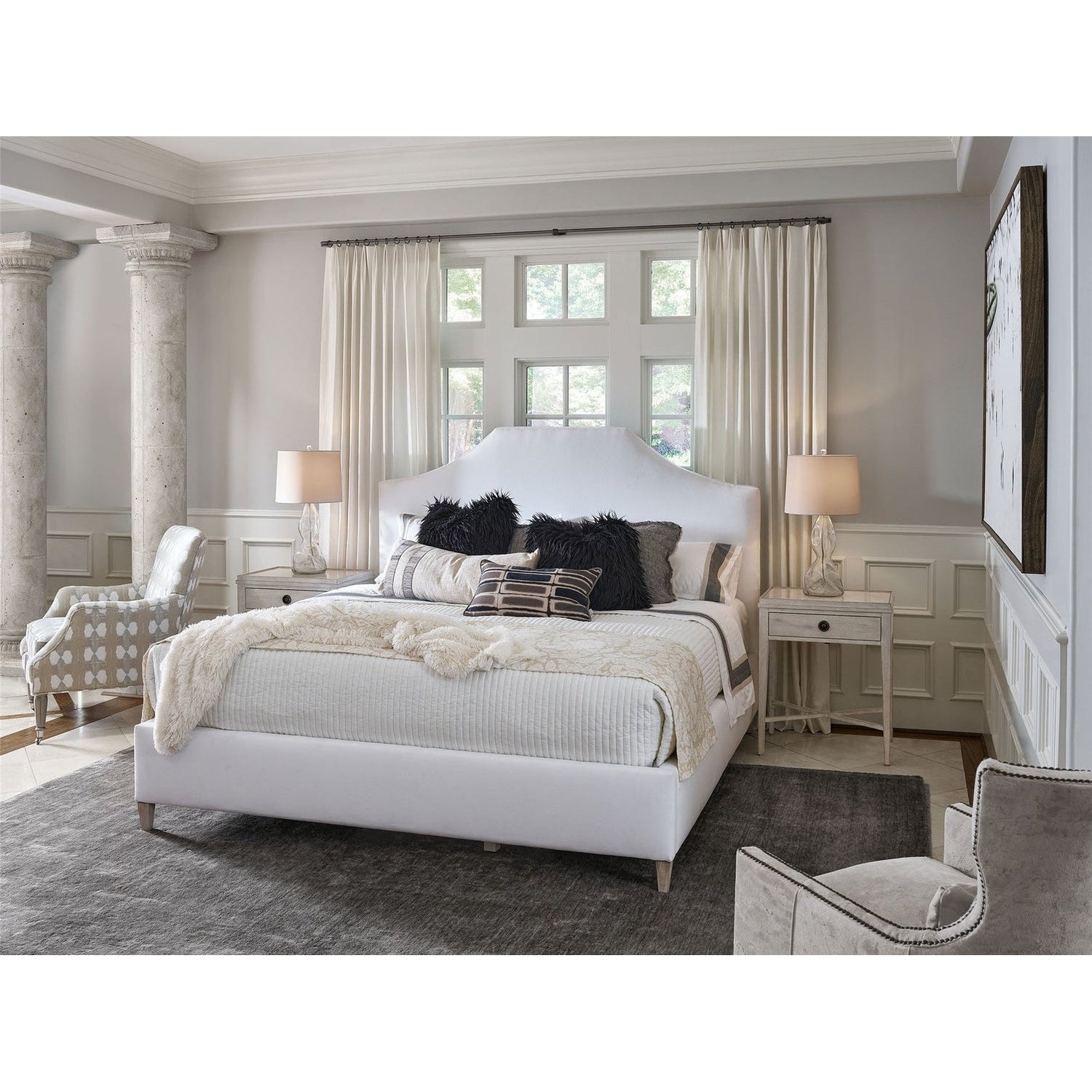 Universal Furniture, Blythe Upholstered Bed King