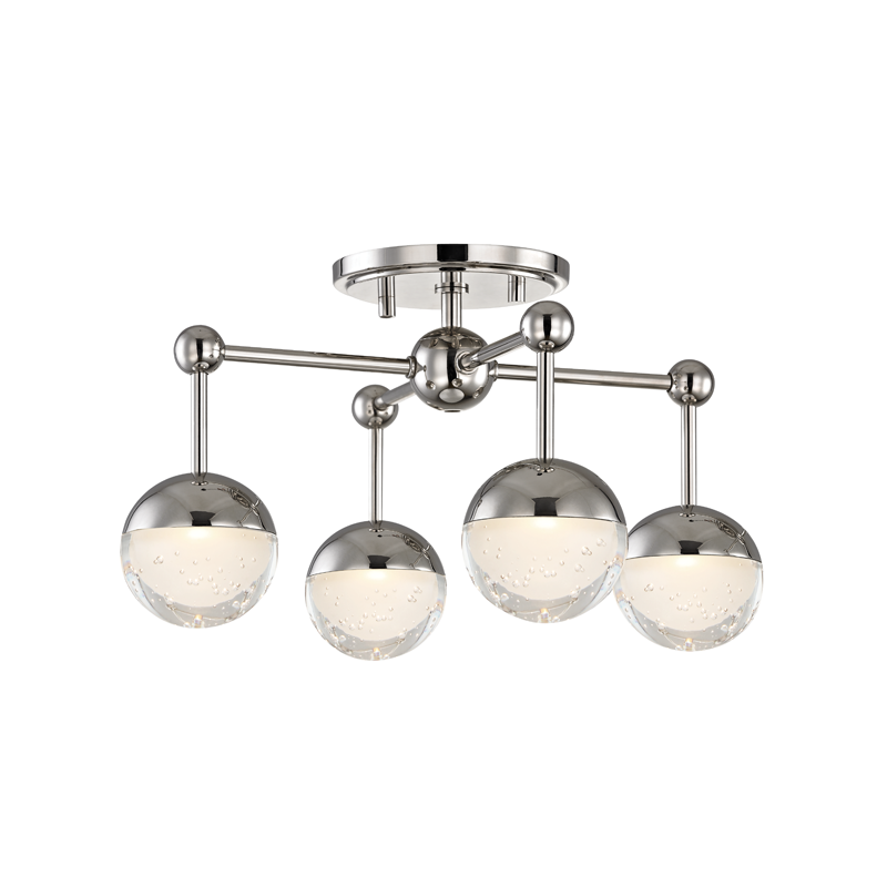 Hudson Valley, Boca 4 Light Led Flush Mount