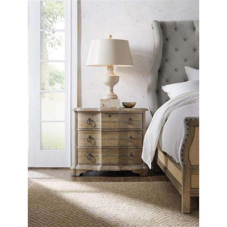 Hooker, Boheme Bastogne Three-Drawer Nightstand