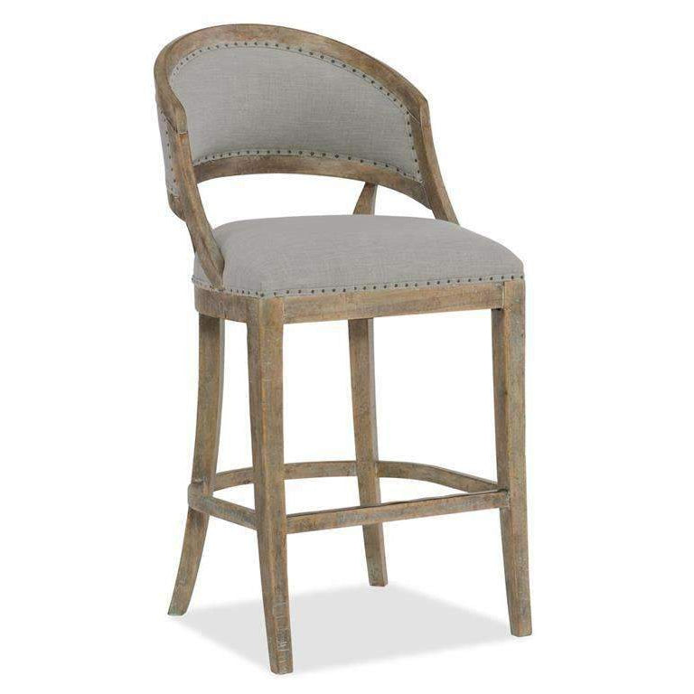 Hooker, Boheme Garnier Barrel Back Bar Stool