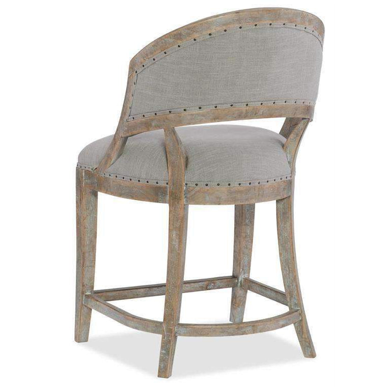 Hooker, Boheme Garnier Barrel Back Counter Stool