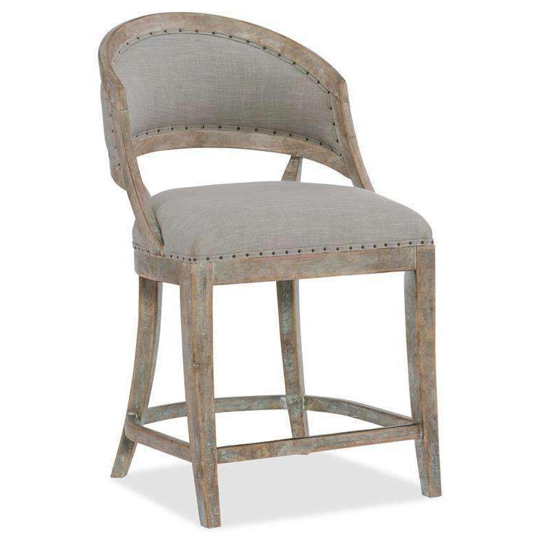 Hooker, Boheme Garnier Barrel Back Counter Stool