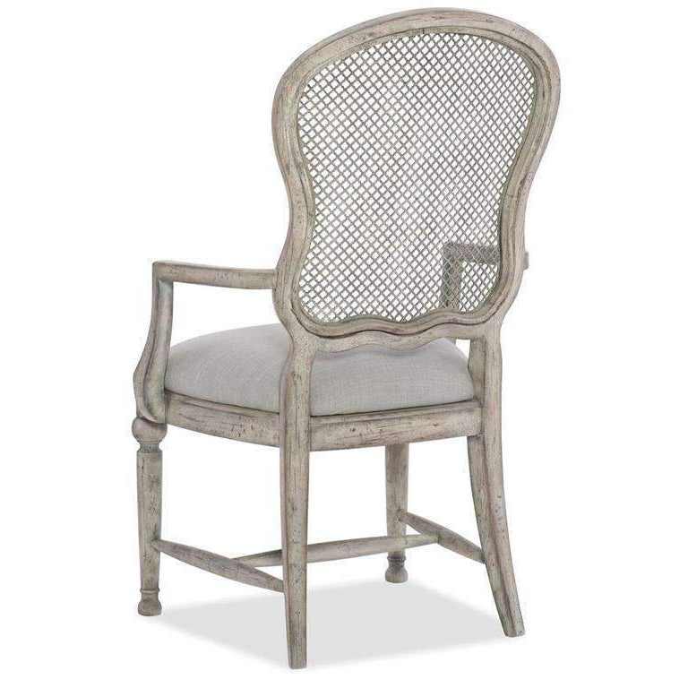 Hooker, Boheme Gaston Metal Back Arm Chair