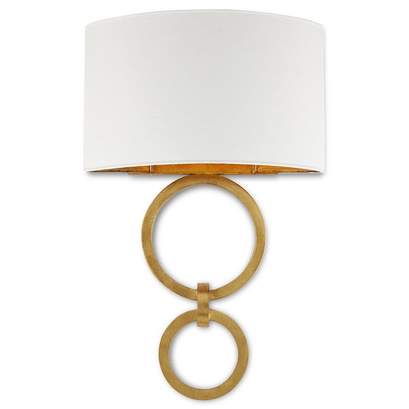 Currey, Bolebrook White Wall Sconce