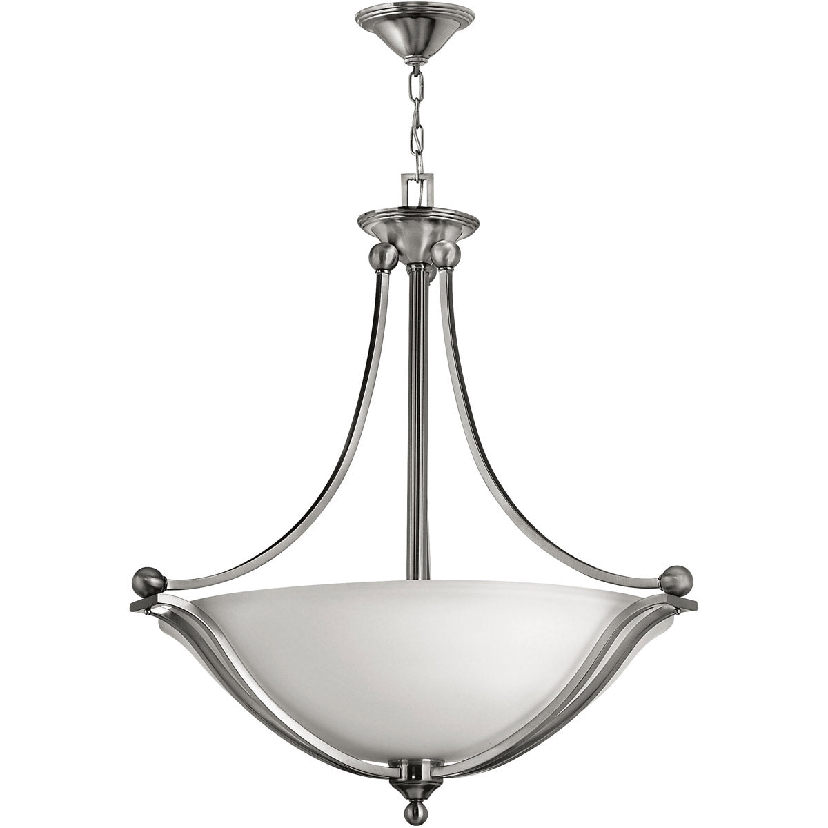 Hinkley Lighting, Bolla Foyer Pendant Inverted Ceiling Light Bowl Shape