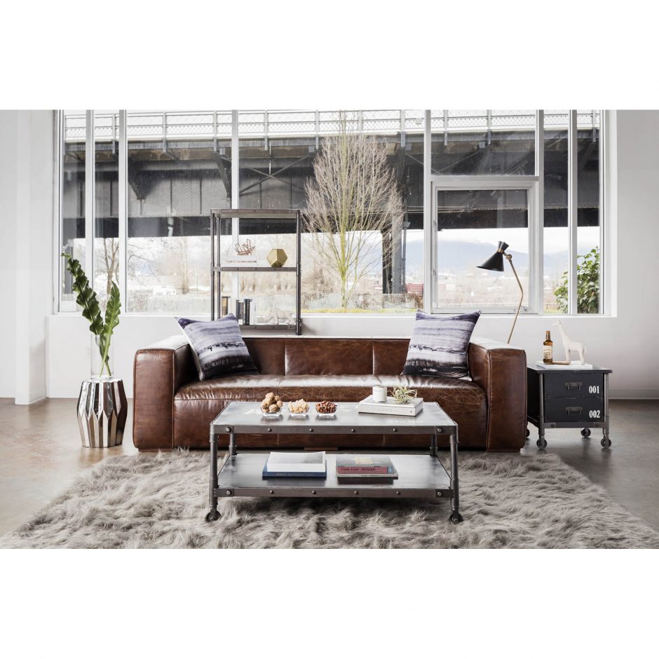 Moes, Bolton Sofa Brown