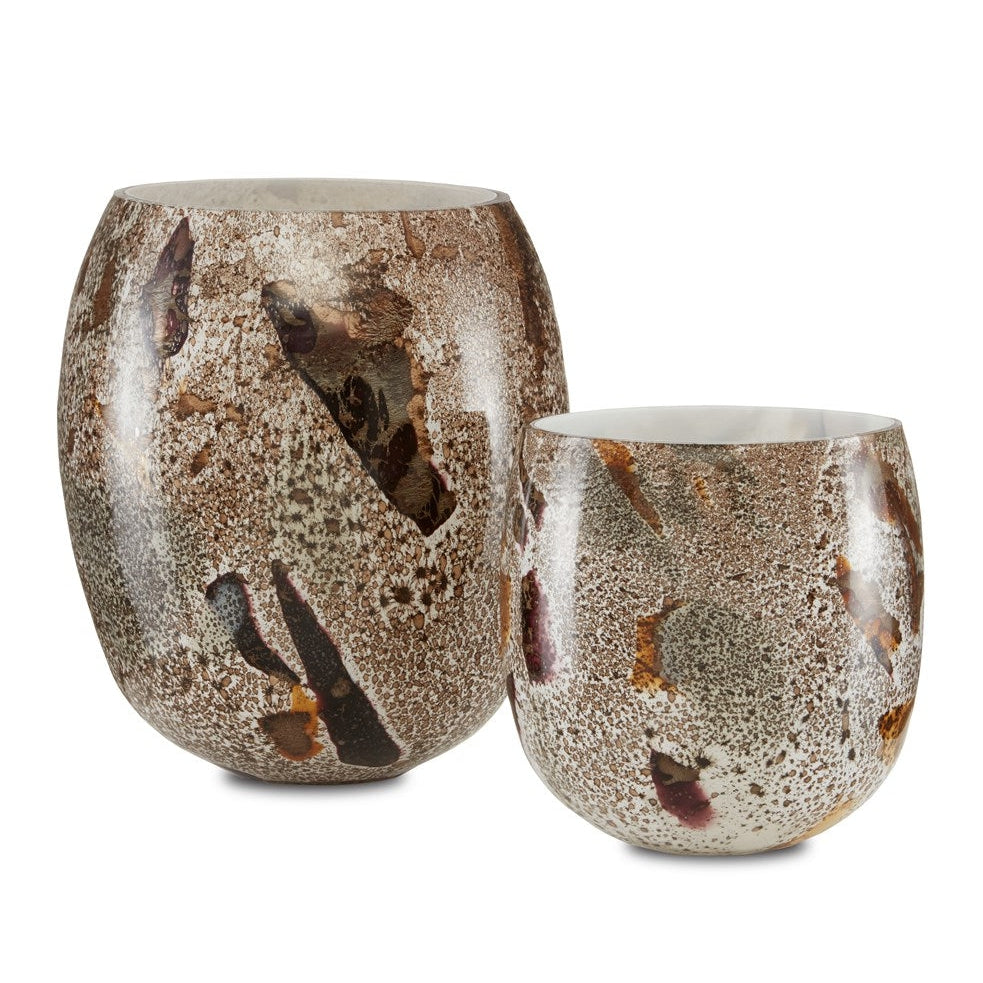 Currey, Bora Speckle Vase Set of 2