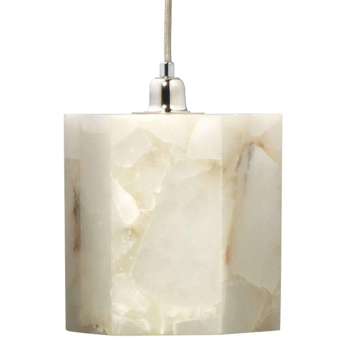 Jamie Young, Borealis Hexagon Pendant in Alabaster