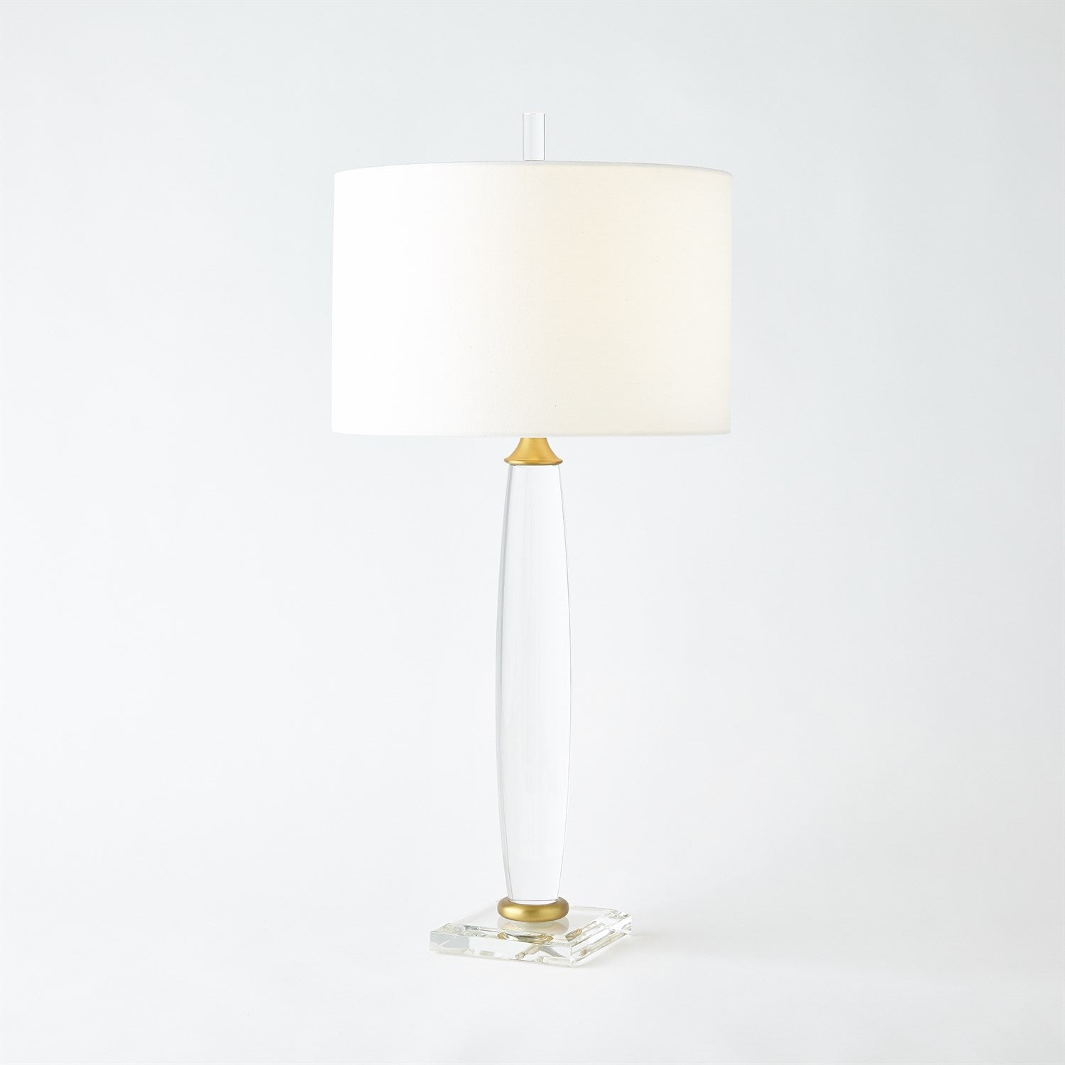 Global Views, Bowed Crystal Column Lamp