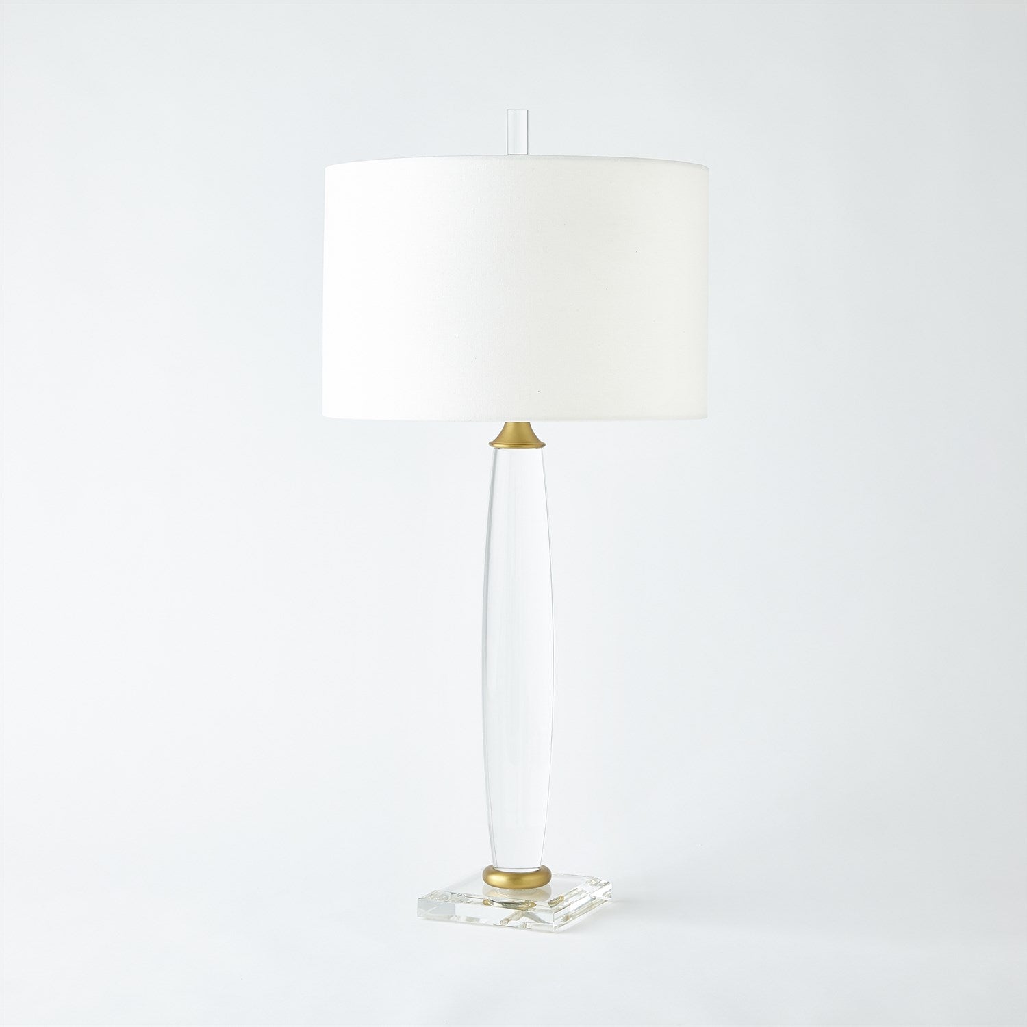 Global Views, Bowed Crystal Column Lamp