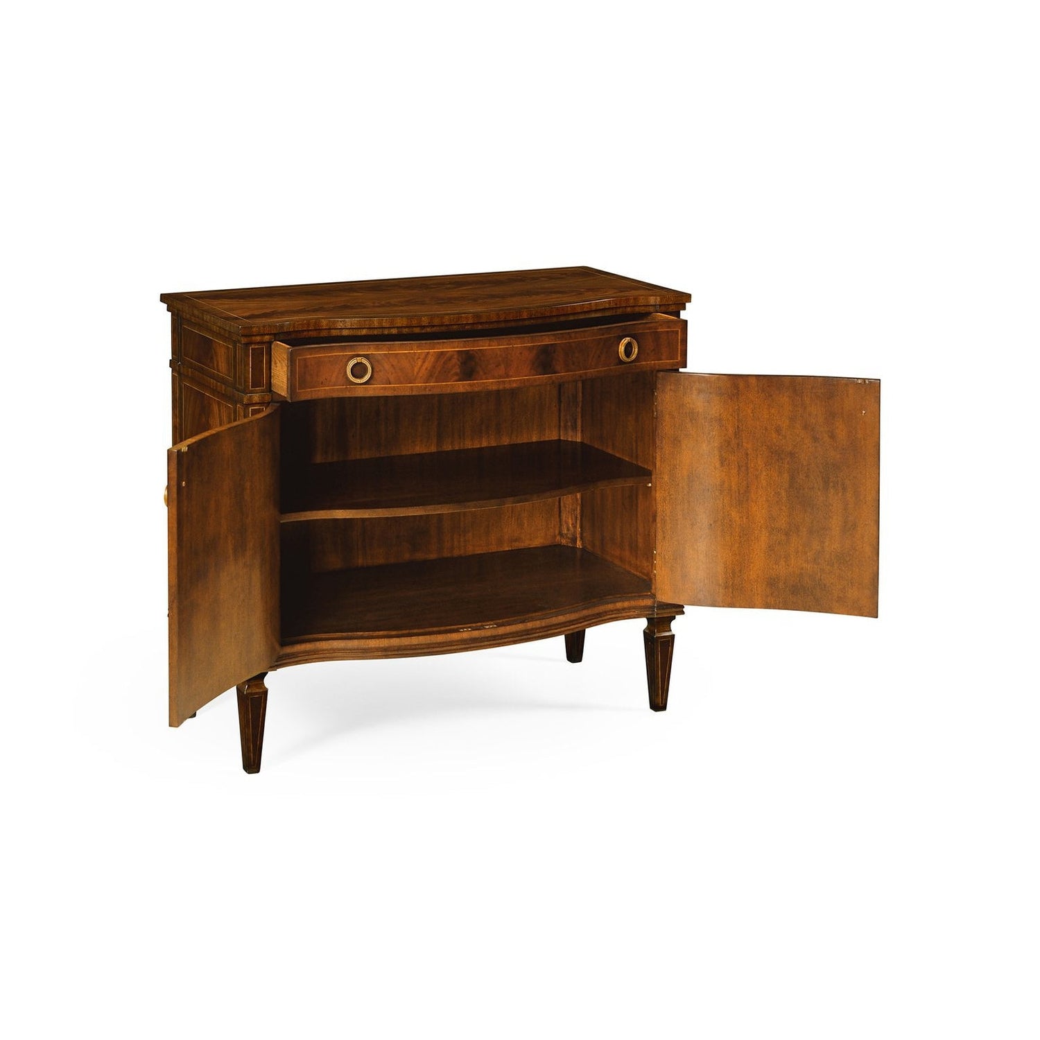 Jonathan Charles, Bowfront Mahogany Cabinet