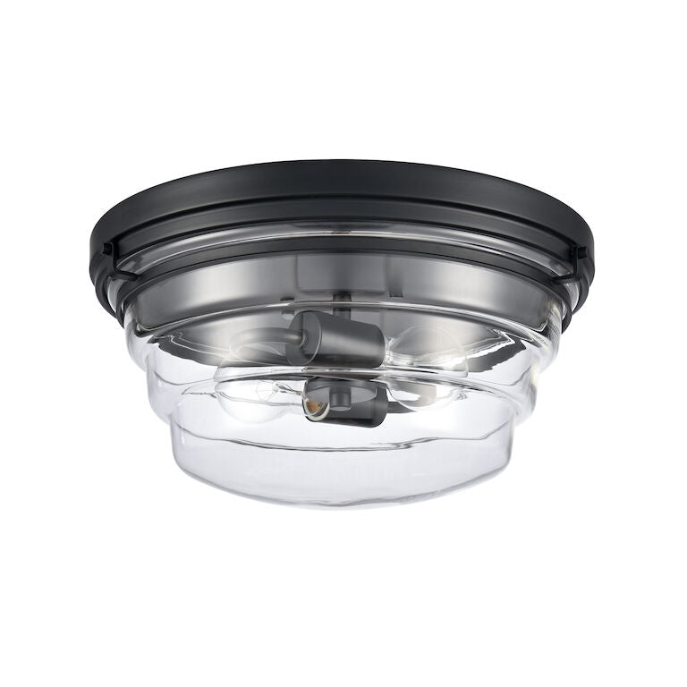 Elk Home, Boyer 14'' Wide 2 - Light Flush Mount