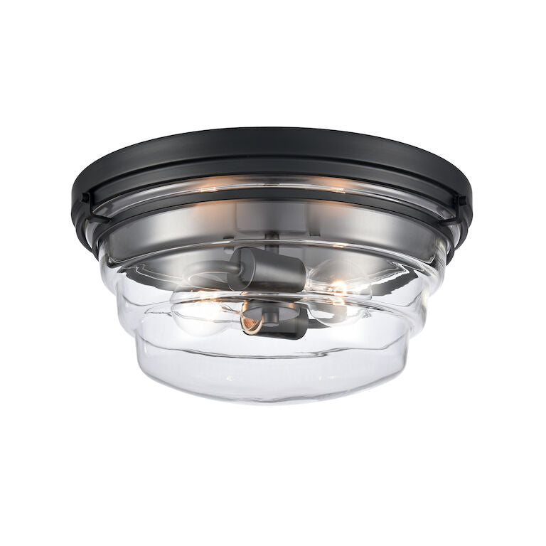 Elk Home, Boyer 14'' Wide 2 - Light Flush Mount