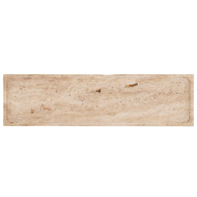 Currey, Boyles Travertine Elongated Tray