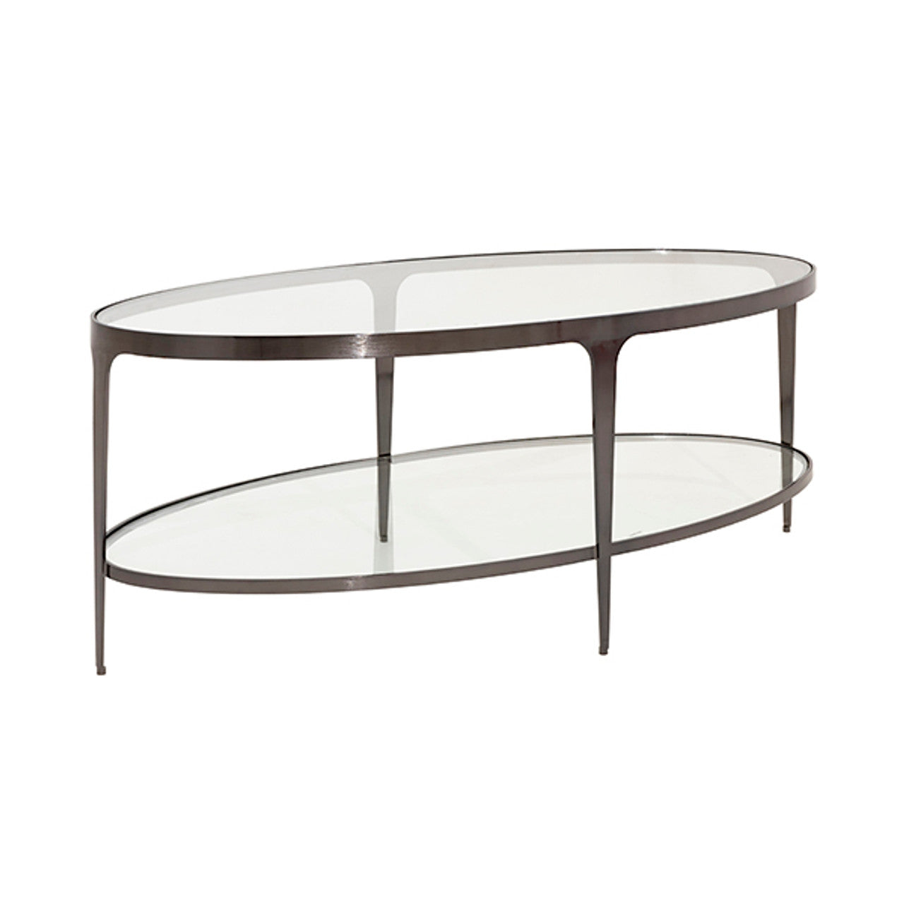 Worlds Away, Brando Oval Coffee Table