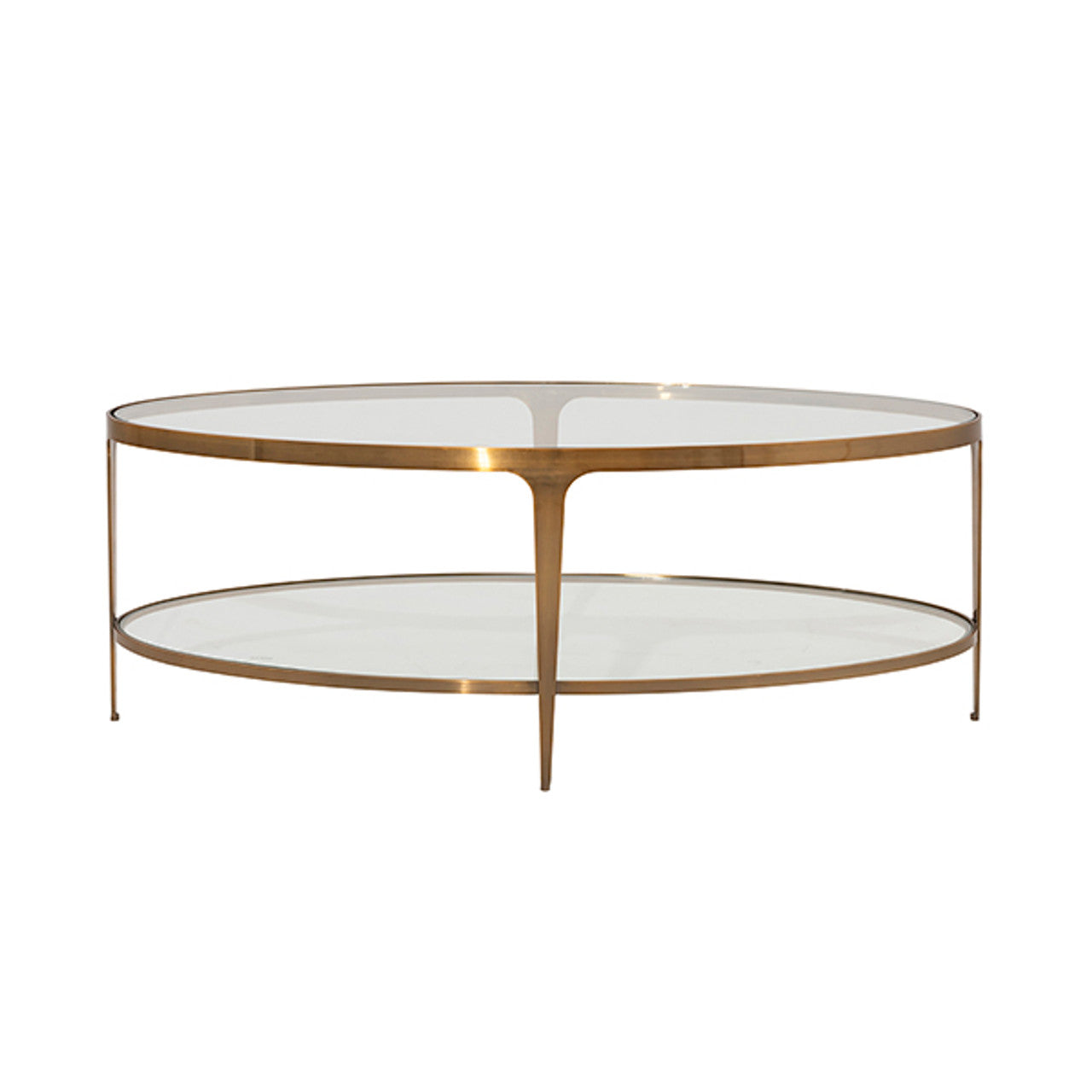 Worlds Away, Brando Oval Coffee Table