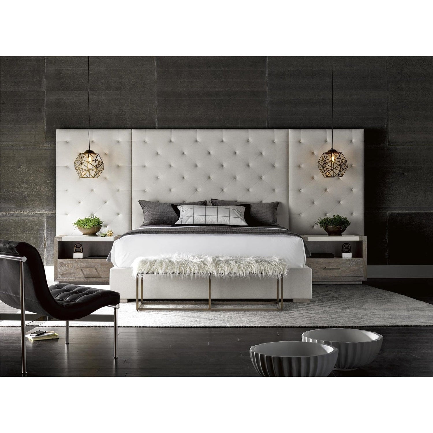 Universal Furniture, Brando Queen Bed With Panels