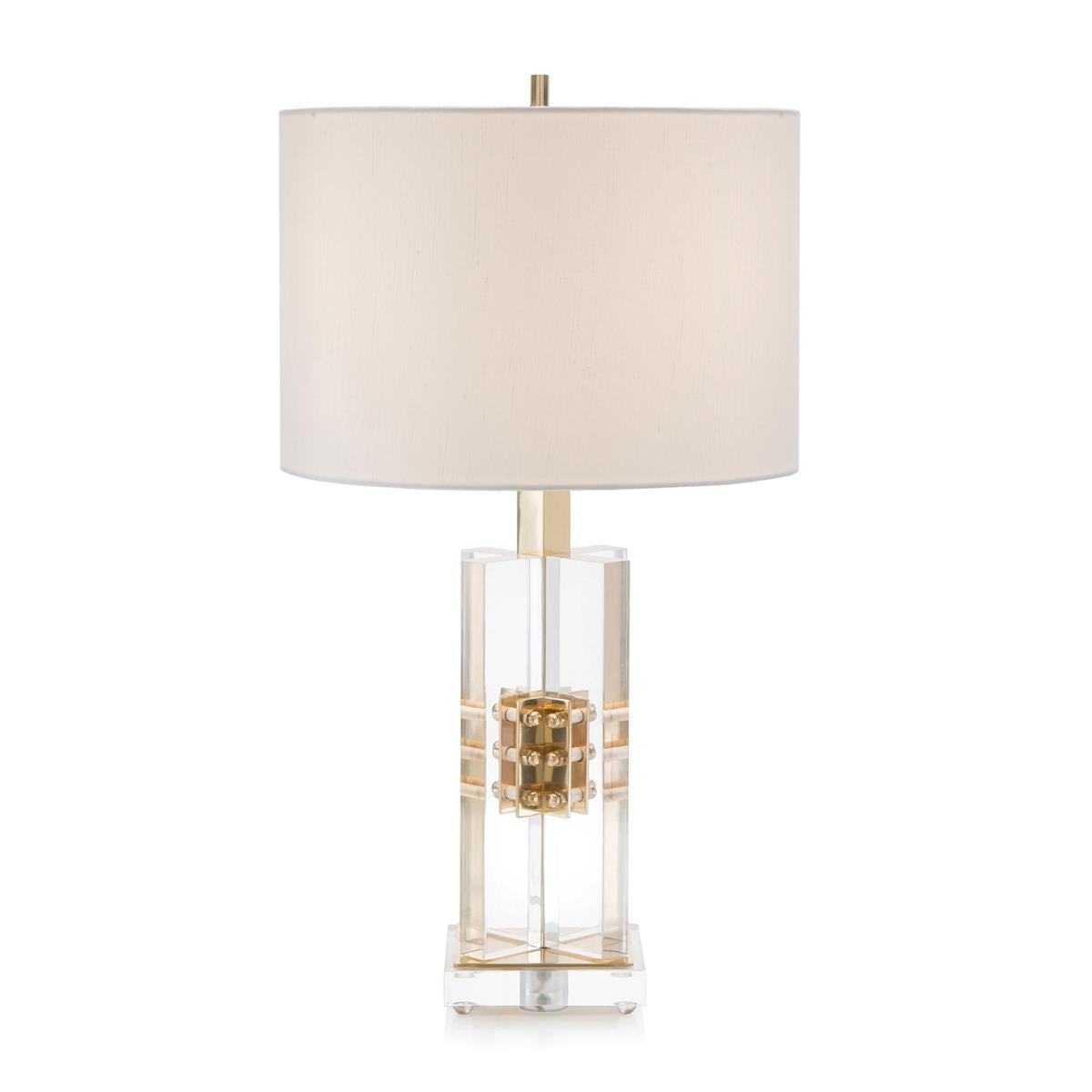 John Richard, Brass And Acrylic Table Lamp - Style 2