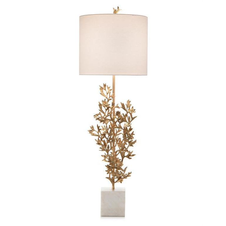 John Richard, Brass Botanical Table Lamp