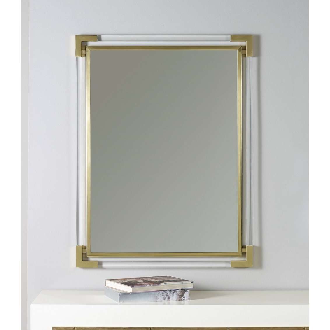 Modern History, Brass Mirror With Plexi