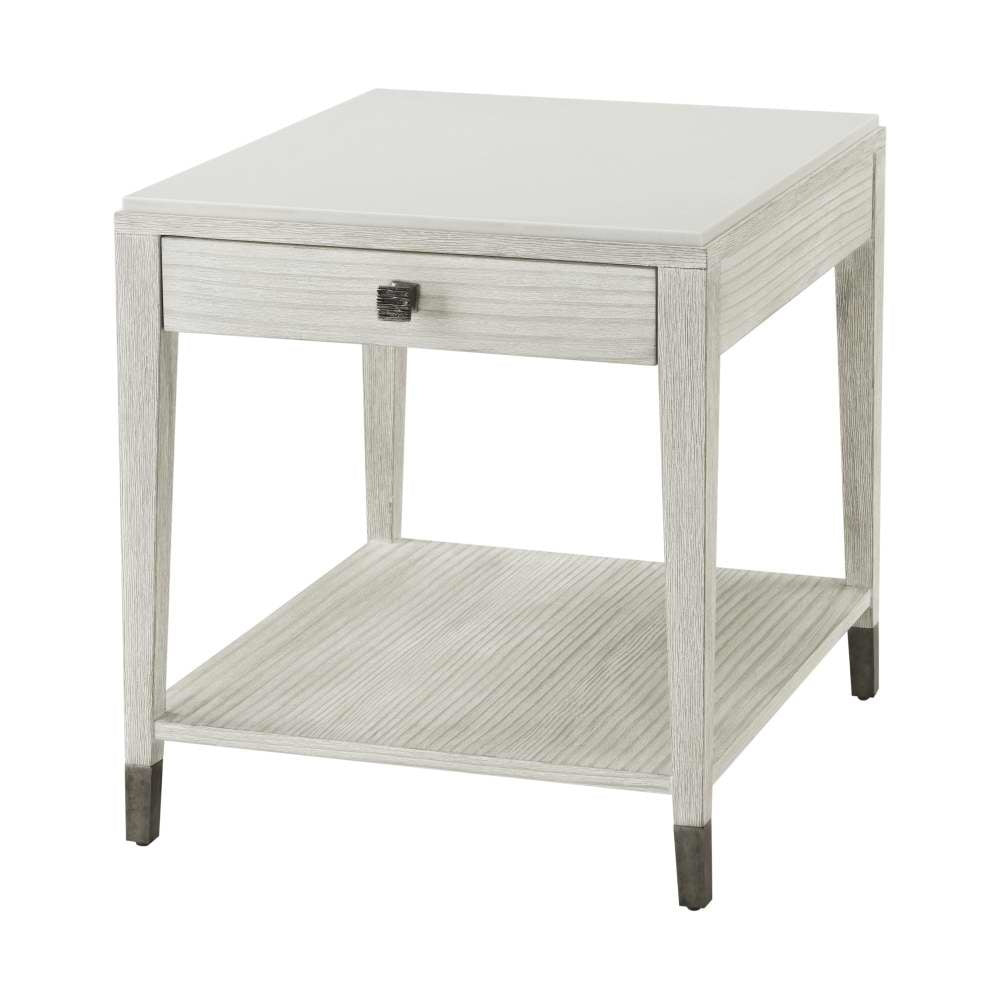 Theodore Alexander, Breeze One Drawer Side Table