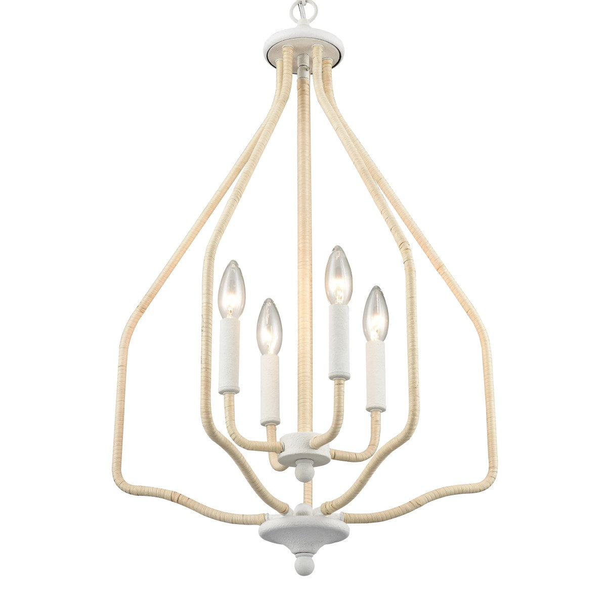 Elk Home, Breezeway 17.75'' Wide 4-Light Pendant - White Coral