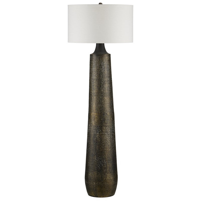 Currey, Brigadier Black Floor Lamp