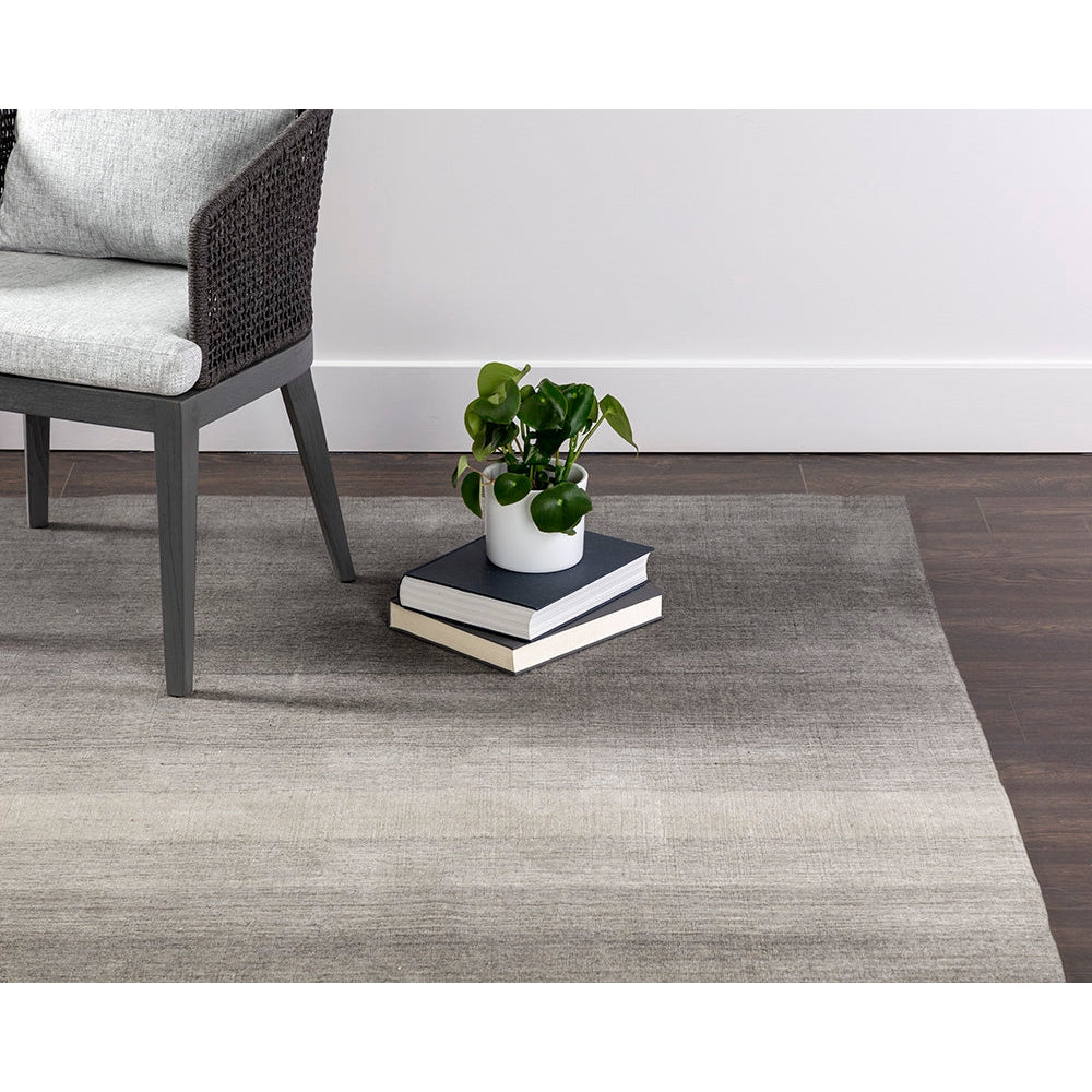 Sunpan, Brisbane Hand - Woven Rug - Grey - 6'' x 9''