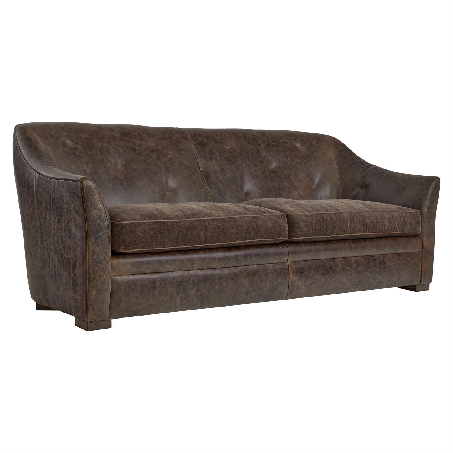 Bernhardt, Brixton Leather Sofa