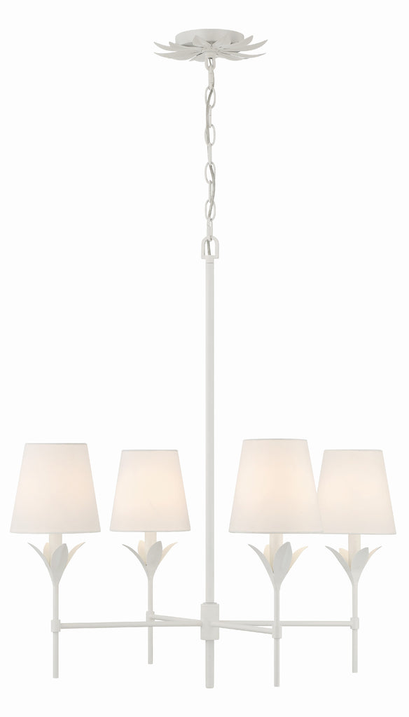 Crystorama Lighting Company, Broche 4 Light Chandelier