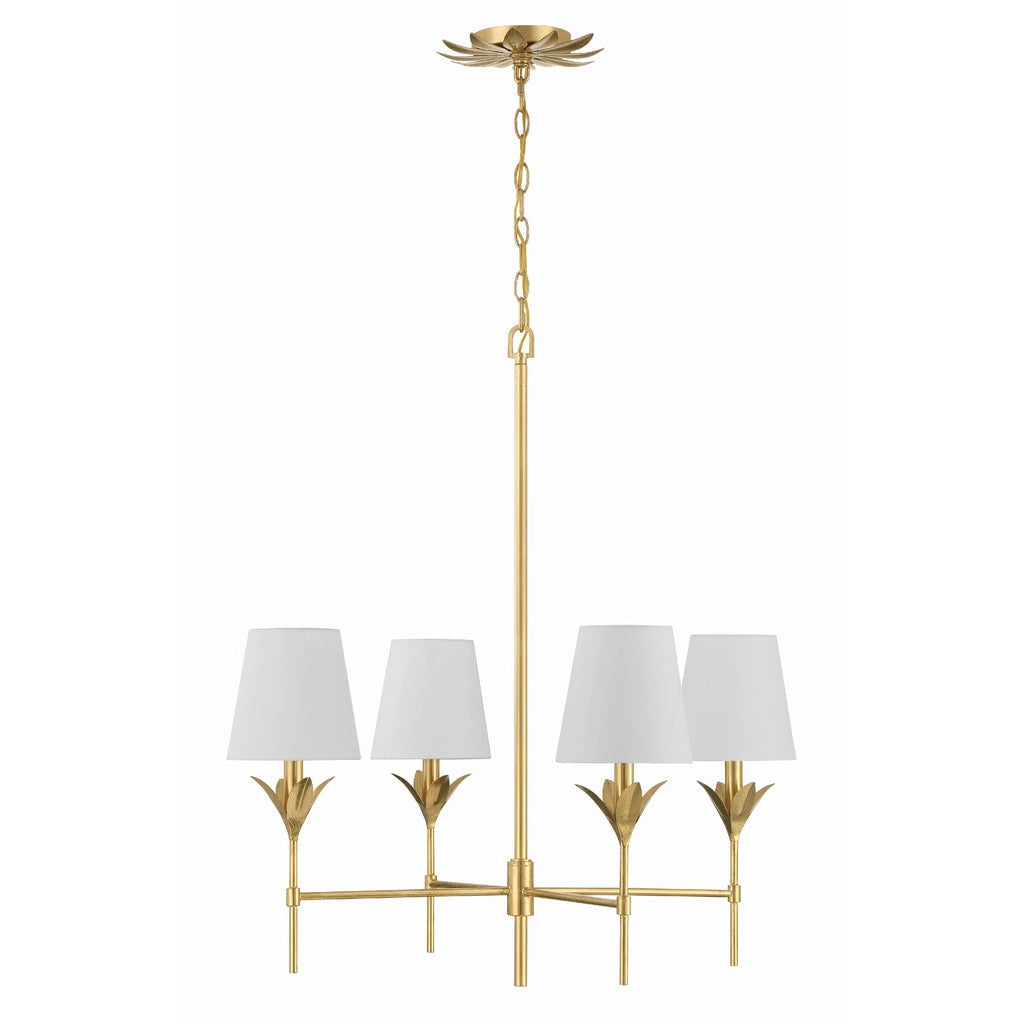 Crystorama Lighting Company, Broche 4 Light Chandelier