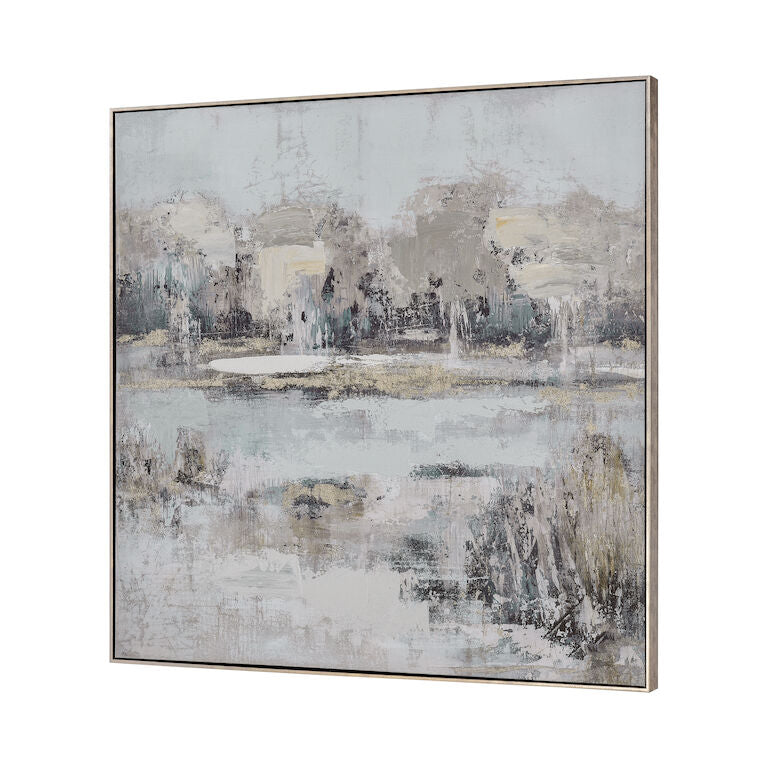 Elk Home, Bronson Lake Abstract Framed Wall Art