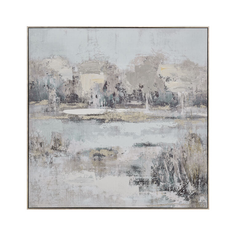 Elk Home, Bronson Lake Abstract Framed Wall Art