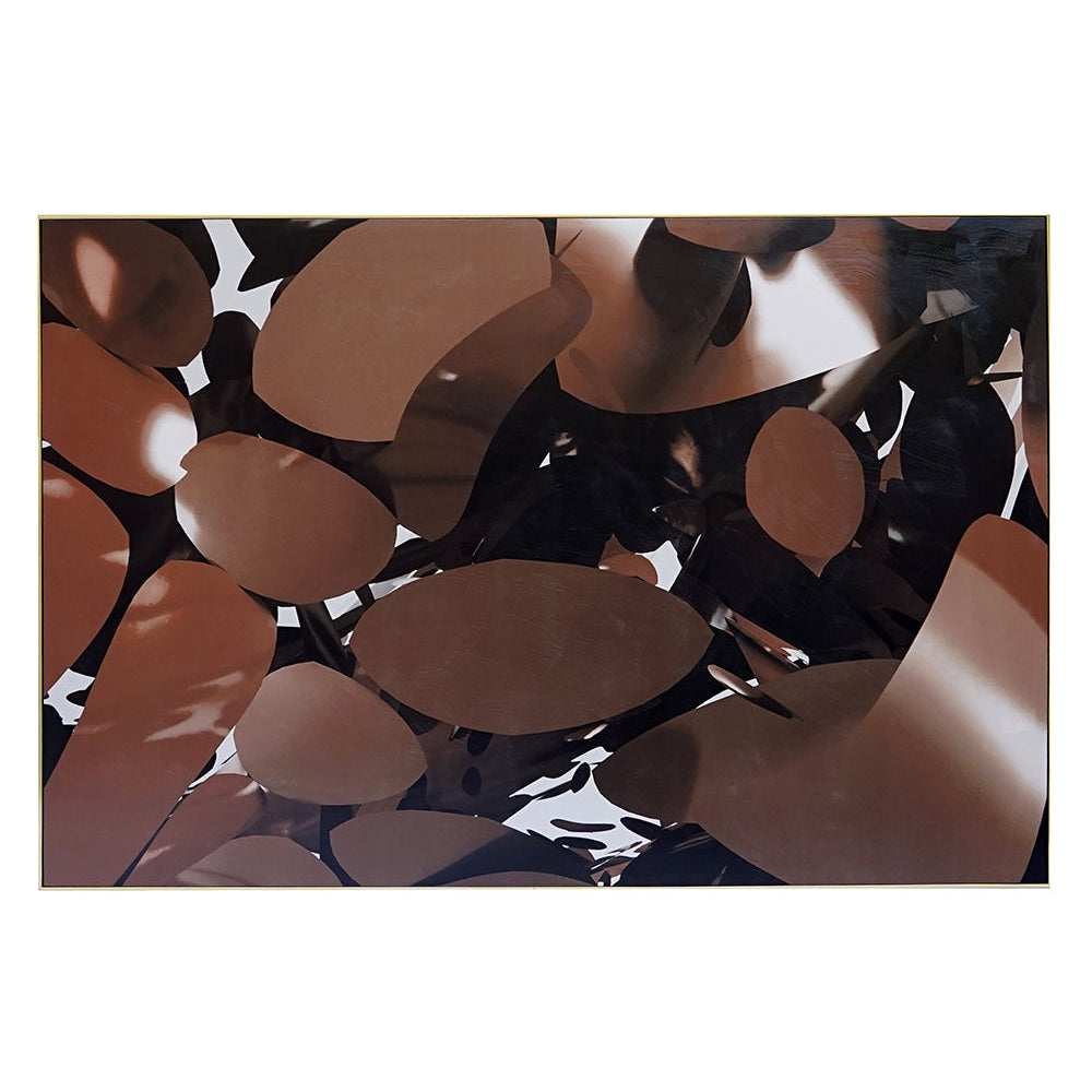 Sunpan, Bronze Ambition - 72" x 48" - Gold / Black Floater Frame