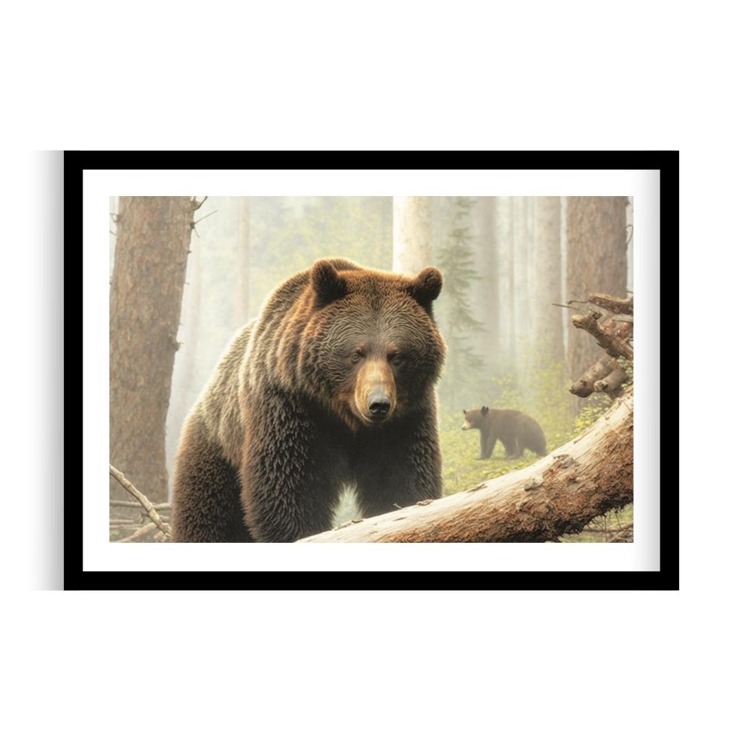 FASart, Brown Bear's Charm - Limited Edition Print