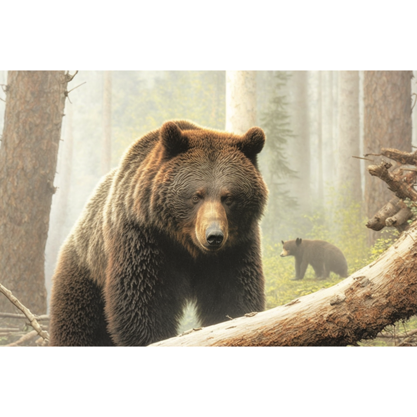 FASart, Brown Bear's Charm - Limited Edition Print