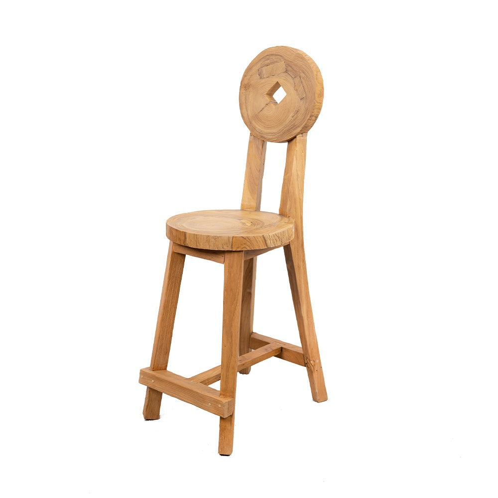 France & Son, Brutalist Brauer Primitive Stool