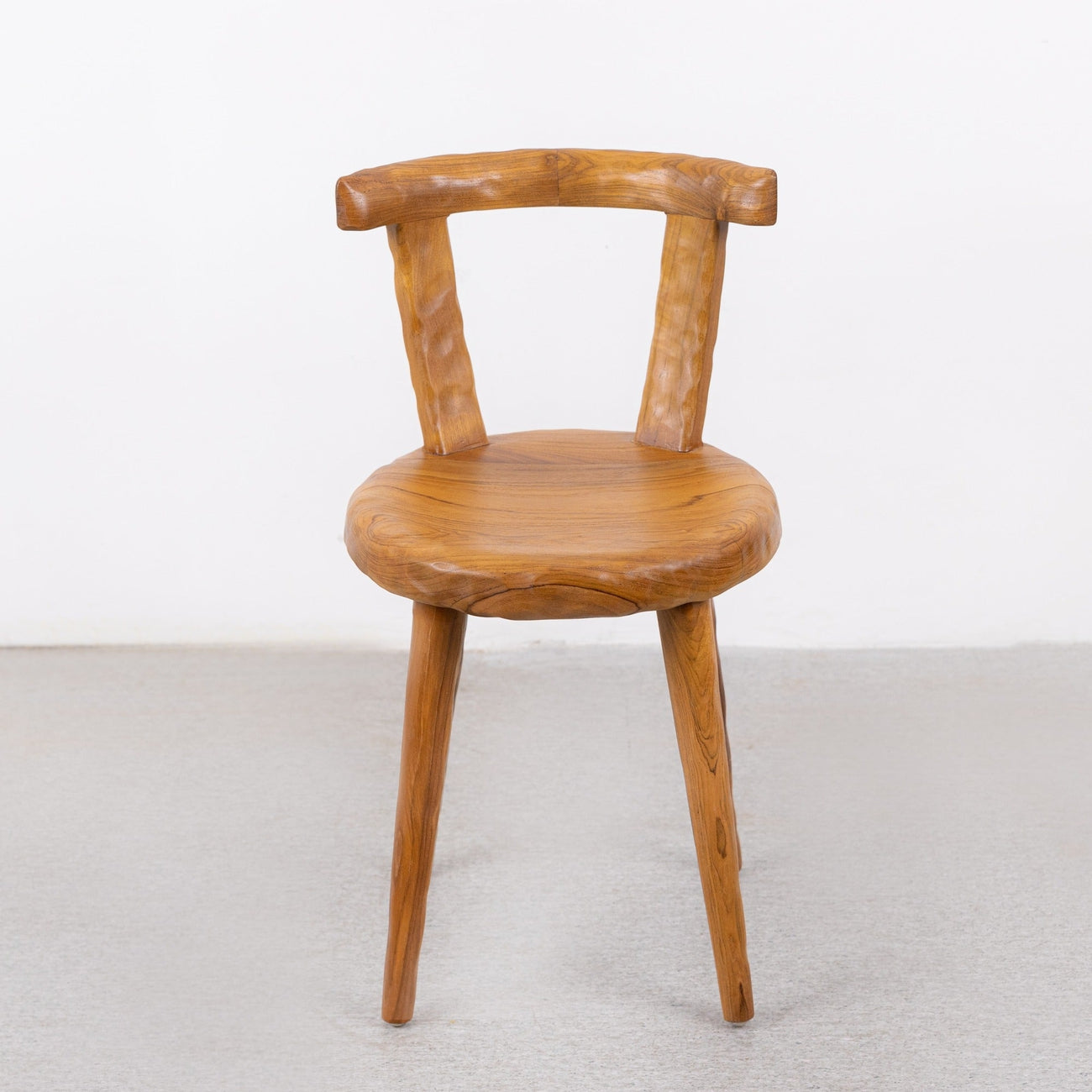 France & Son, Brutalist Primitive Painters Teak Dining Chair