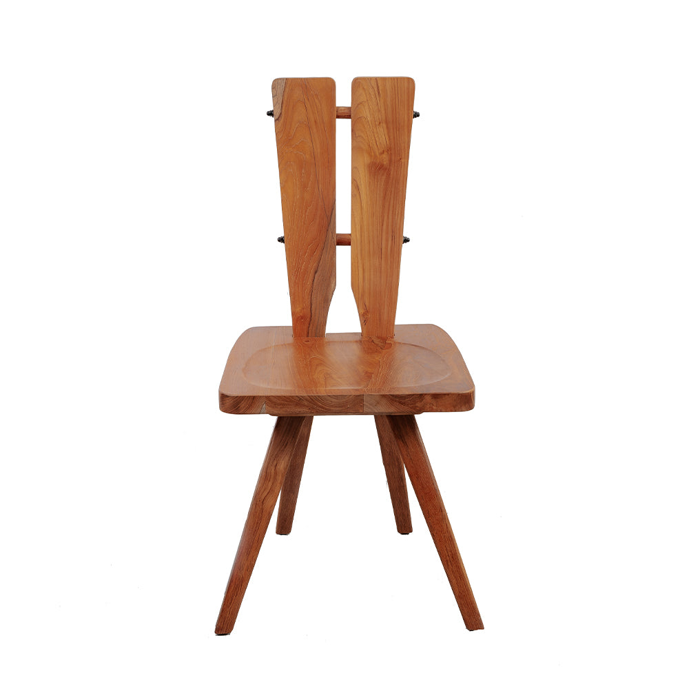 France & Son, Brutalist Teak Side Chair