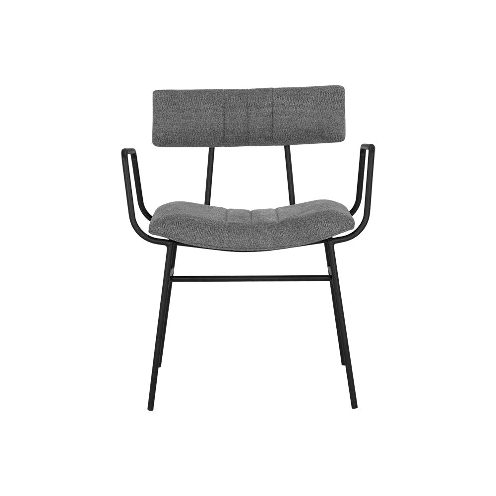 Sunpan, Buca Dining Armchair - Belfast Koala Grey