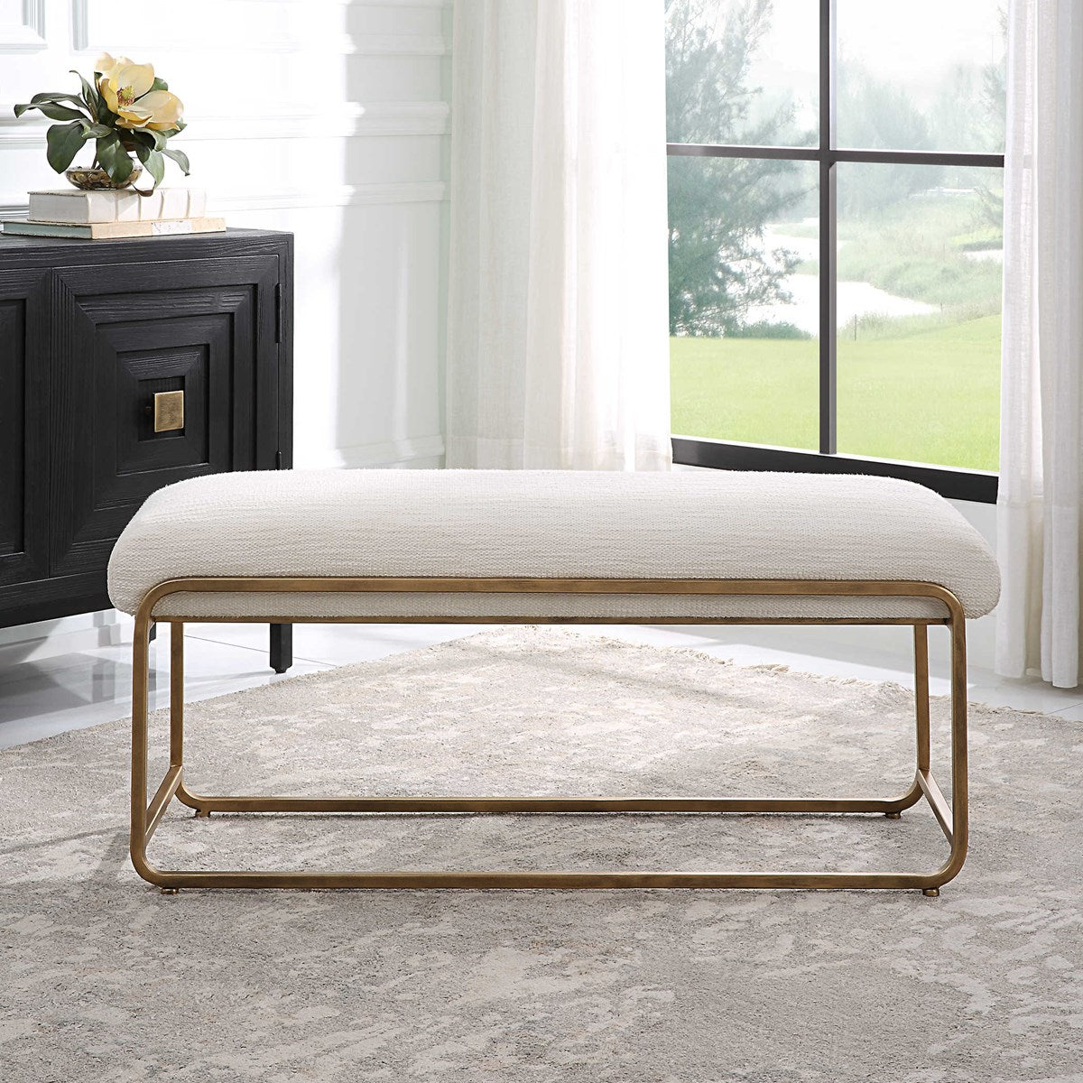 Uttermost, Byna Accent Bench Furniture