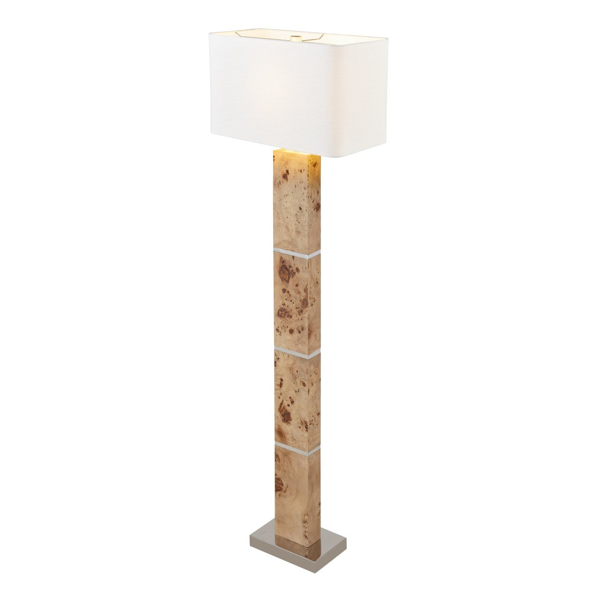 Elk Home, Cahill 63'' High 1-Light Floor Lamp - Natural Burl - Includes LED Bulb