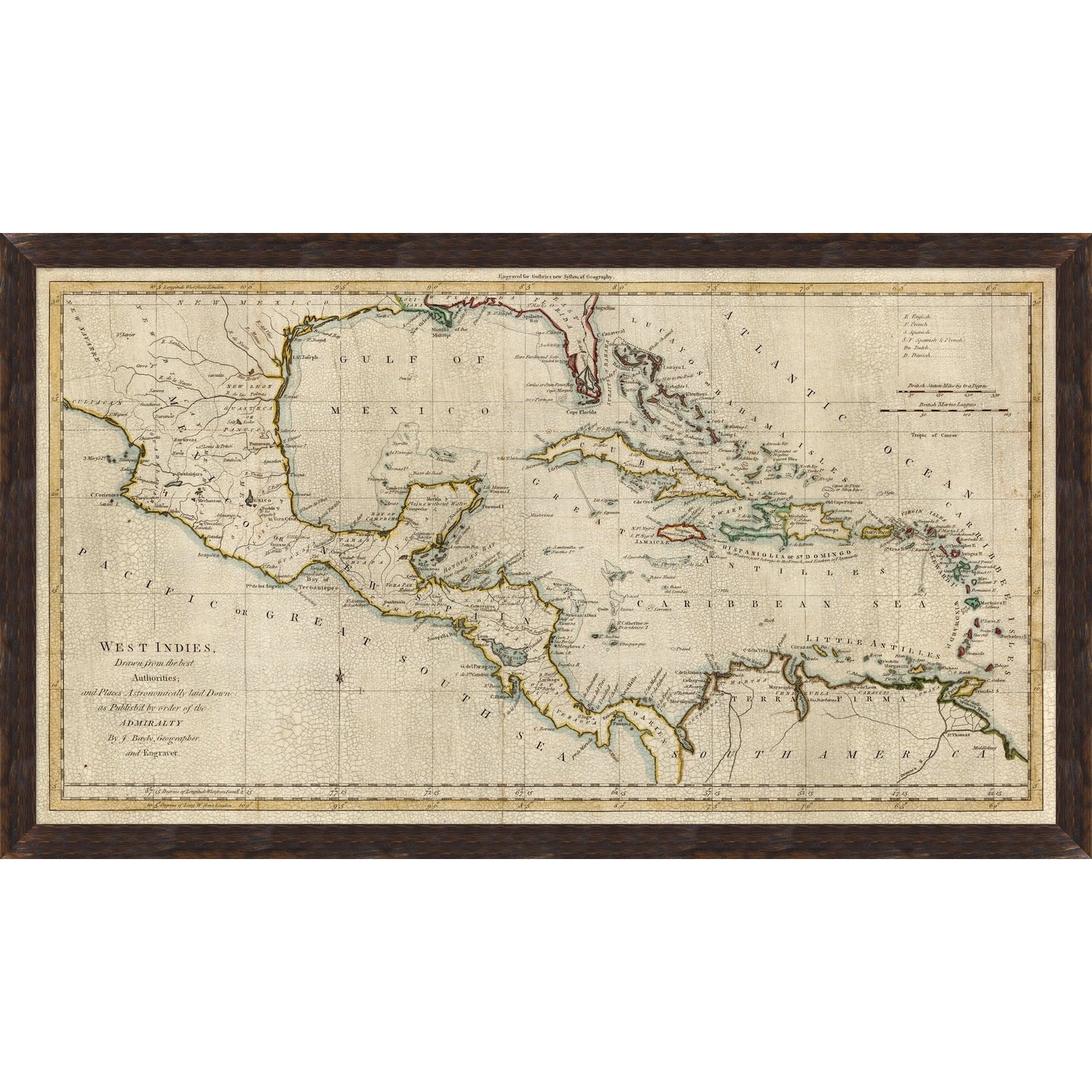 Wendover, Caribbean Basin Map