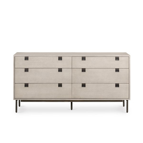 Four Hands, Carly 6 Drawer Dresser - Grey Wash