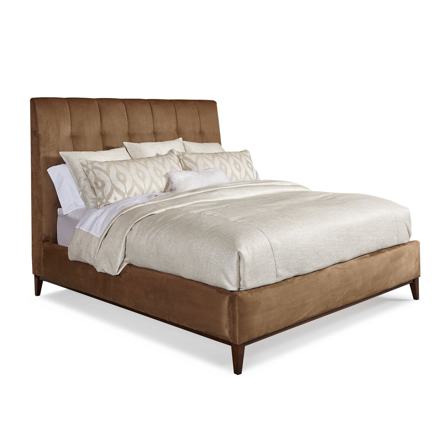 Hickory White, Carmel King Bed - HW Fabric