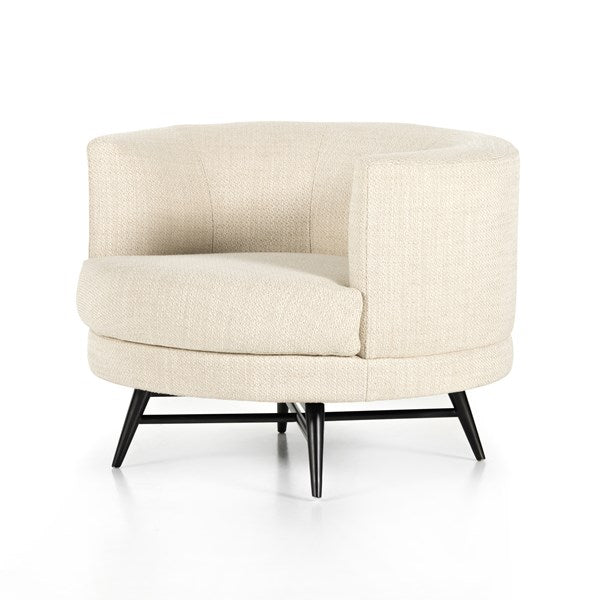 Four Hands, Carmela Swivel Chair - Irving Taupe