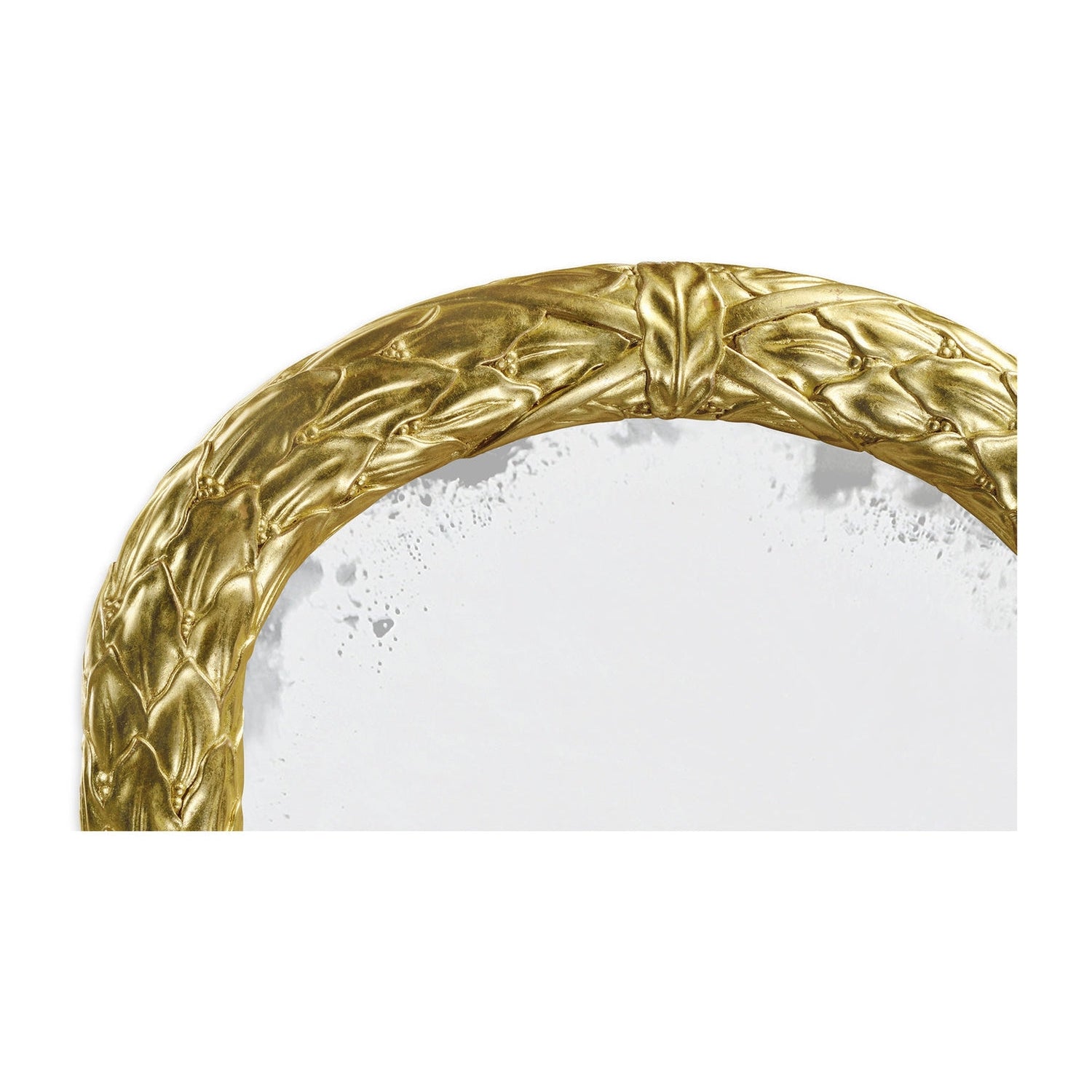 Jonathan Charles, Carved Gild Gold Leaf Floor Mirror